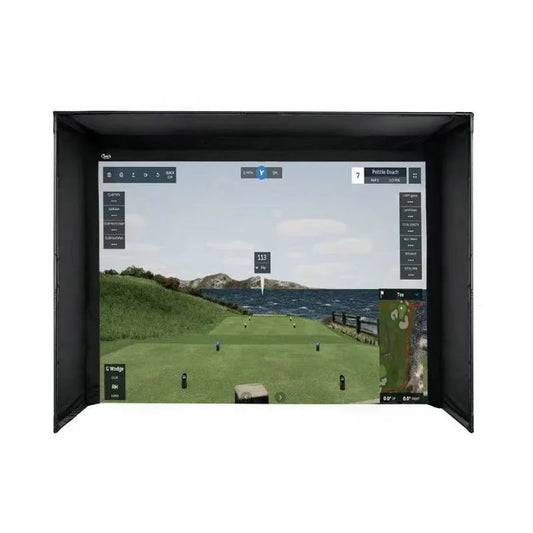 Customized Indoor Golf Simulator Bay Impact Screen for Sim Space Golf Training Aids