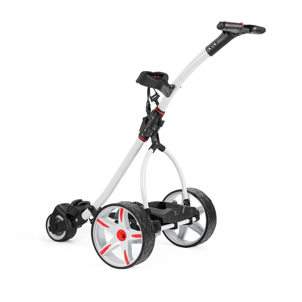 Professional Custom Aluminium 3-Wheel Foldable Electric Golf Trolley Push Cart