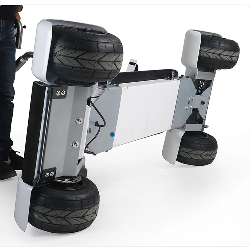 New 4 Wheel Golf Cart Trolley Electric Golf Trolley 1000W Large Lithium Battery  for Sale